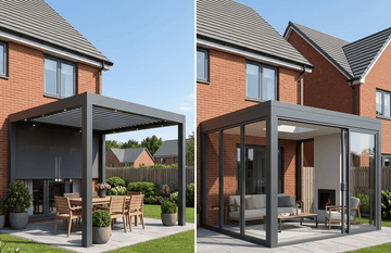 Pergola vs. Glass Room