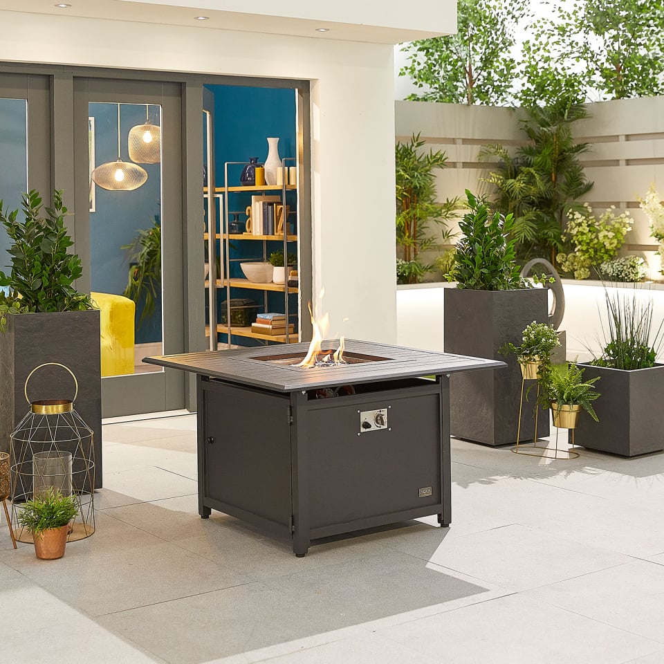 Nova Mercury Aluminium Fire Pit Table