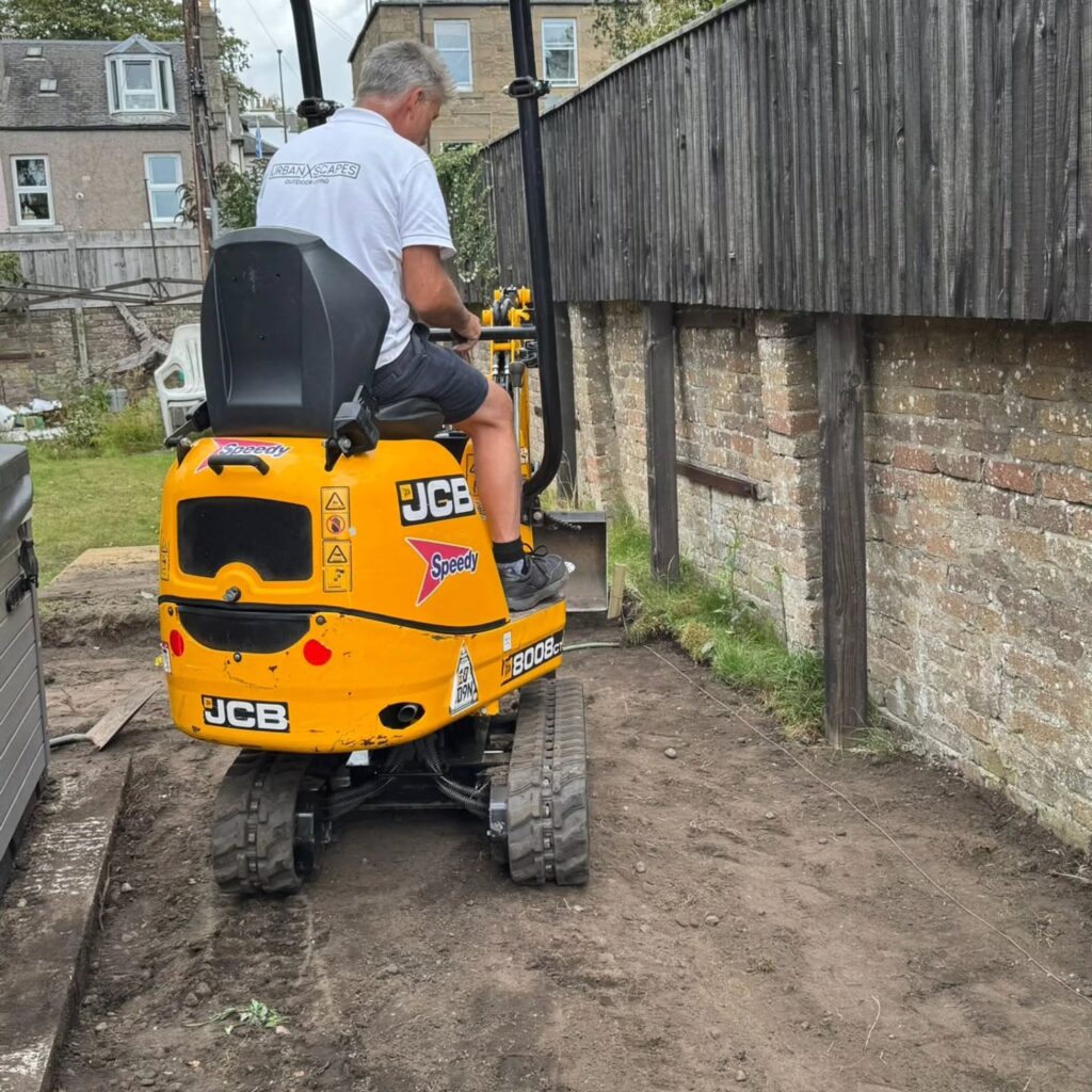 Garden pergola installation